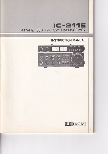 Manuale istruzioni per icom - manuale,