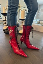 STIVALI PUNK LE SILLA ROSSI IN