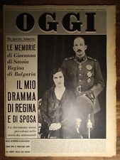 Anni 50/60 Rivista Oggi con Re