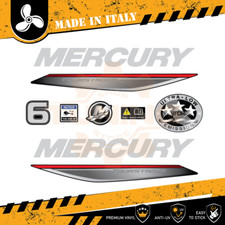 Decalcomania Adesivi Motore Fuoribordo Mercury 6 cv Four Stroke ver B
