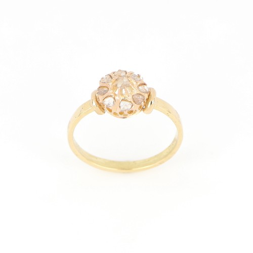 Anello montato con orecchino - montato,