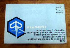 Elenco ricambi ciclomotori illustrati in fabbrica Piaggio Ciao Boxer Bravo 1976 #171140/PR