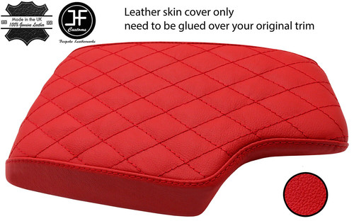 Rosso vera pelle diamante - pelle,