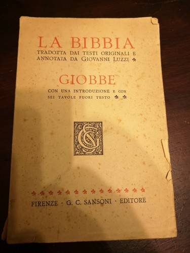 Bibbia tradotta annotata da - la,