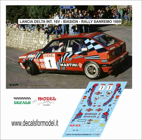 Decals lancia delta - decals,