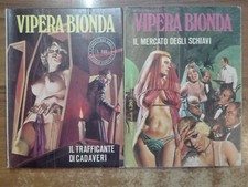 Lotto 2 fumetti er. d'epoca VIPERA BIONDA 3 22 Edifumetto Ediperiodici lo Squalo