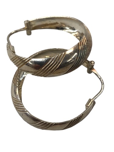 Orecchini buco cerchi argento - buco,