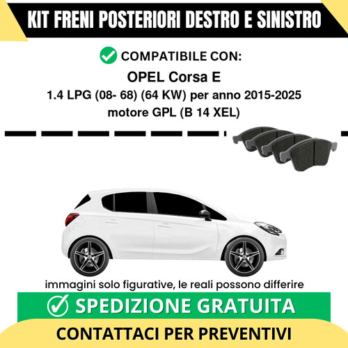 Pastiglie freno posteriori - pastiglie,