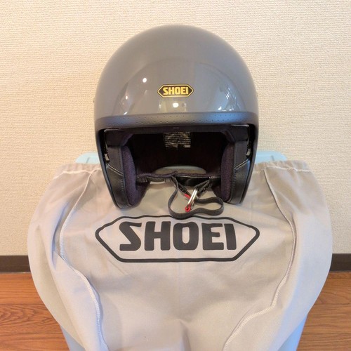 Casco jet shoei grigio - casco, con