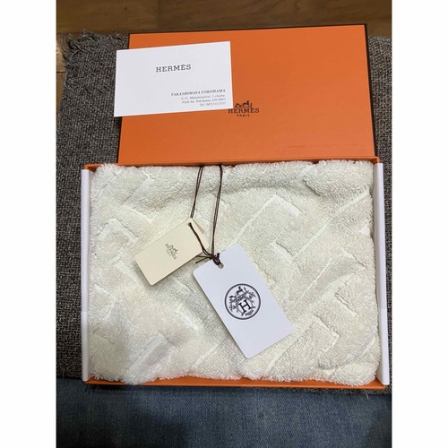Hermes asciugamano carre logo - hermes,