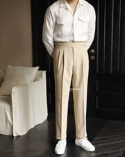 Pantaloni tuta uomo business casual gentiluomo Napoli gamba dritta formale