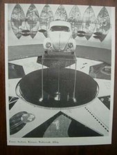 VW Volkswagen Maggiolino, Maggiolino Maggiolino, IAA, Francoforte, illustrazione, 1955