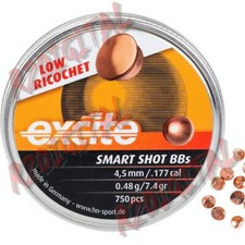 PIOMBINI PALLINI H&N EXCITE SMART SHOT BBs 750Pz 4.5 PER PISTOLA ARIA COMPRESSA