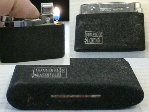 Briquet ancien silver match - {,