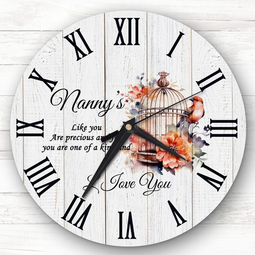 Wood effect nanny floral - wood,