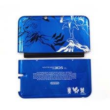 Custodia protettiva blu rigida cover gaming per console Nintendo 3DS XL