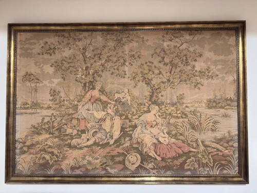 Arazzo antico scuola tessile - arazzo,