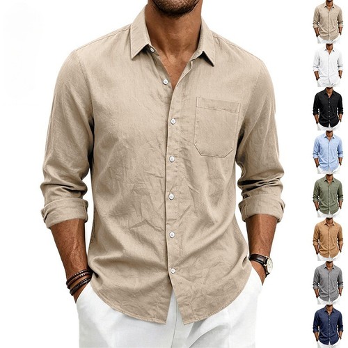 Camicia uomo manica lunga - , in