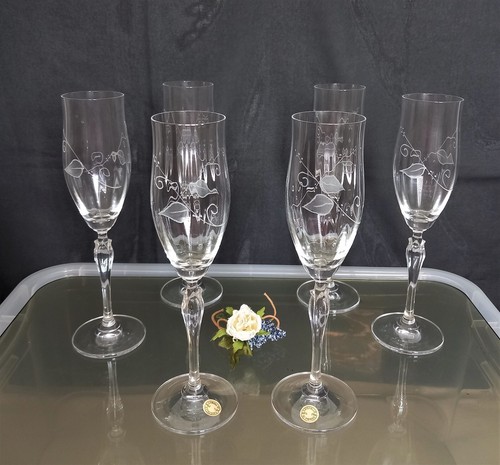 Calici flute cristallo - in,