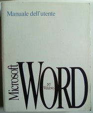 CA0056-Microsoft Word per Windows. Manuale dell'utente.Programma di elaborazione