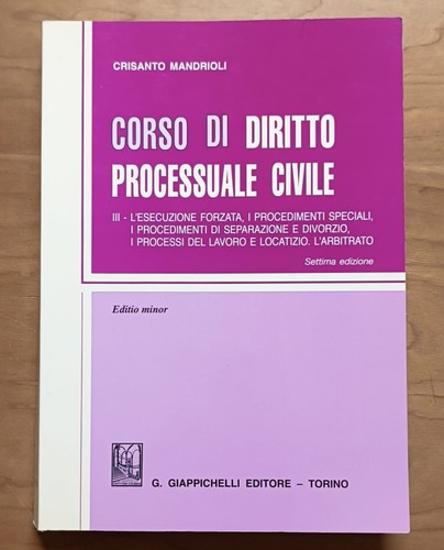 Corso diritto processuale - di,