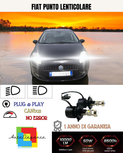 Kit led fiat punto - h4,