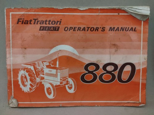Fiat trattori 880 manuale - fiat,
