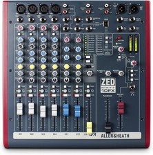 ALLEN & HEATH ZED60-10FX MIXER ANALOGICO 10 CANALI CON FADER 60MM + EFFETTI