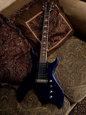 BC Rich Bich 650JE Chitarra elettrica blu metallizzato ad alta potenza