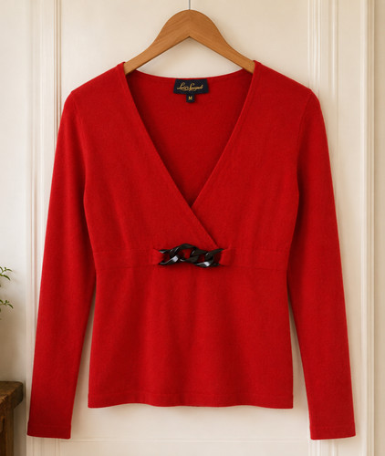 Luisa spagnoli maglione rosso - luisa,