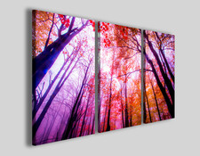 Quadri moderni alberi Mix foliage colors stampe fiori