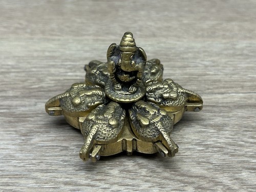Lampada ghee bronzo hindi
