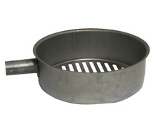 Padella pentola castagne caldarroste fondo a strisce mod. AOSTA senza manico