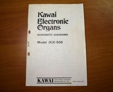 KAWAI E-500 (K)E-500 Original Service Manual repair - Schematic Diagrams -Schema