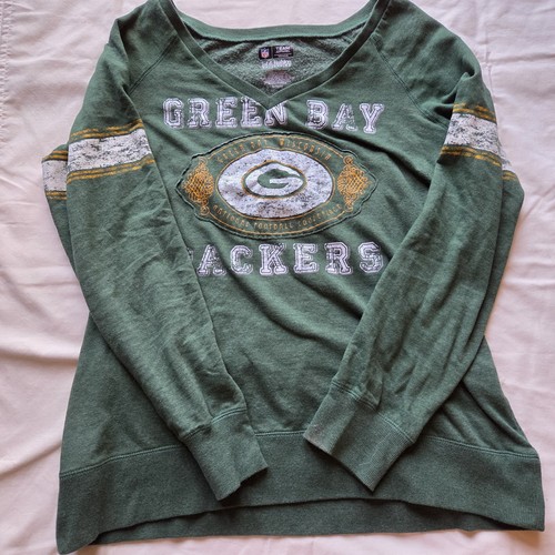 Felpa verde donna nfl - felpa, da
