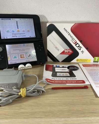 Nintendo 3ds rosso boxato - nintendo, xl