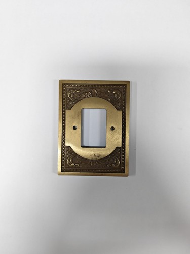 Placca interruttore ottone - placca,