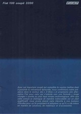 Catalogue Brochure Fiat 130