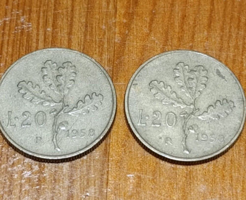 Moneta lire 1958 - moneta, 20