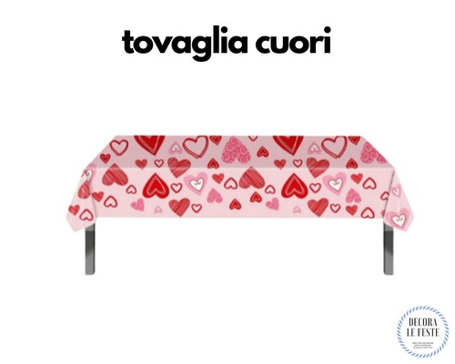 Tovaglia cuori san - tovaglia,