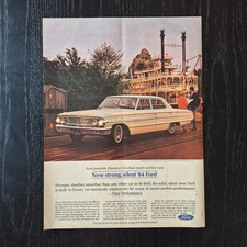 1963 Ford Galaxie (Disneyland) - Original AD Advertising Pubblicità Vintage