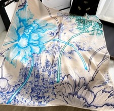 Sciarpa scialle 100% seta