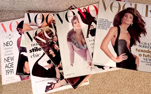 Vogue italia lotto 6 riviste - lotto,