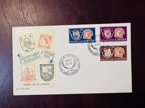 Spagna 1968 fdc centenario del - centenario,
