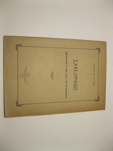 Nunzio ulisse l areopago - de, l'areopago