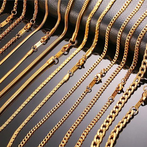 Collana catena maglia mista