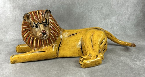 Scultura leone vintage