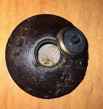 Fermacarte Posacenere Simulacro Inerte Lenticolare Mod. 14 Ww1 Italiana