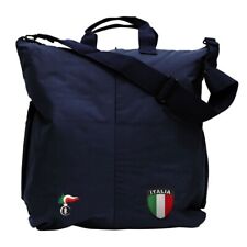 BORSA PORTACASCO BLU CON LOGO