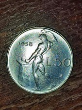 50 lire 1958 Italia repubblica